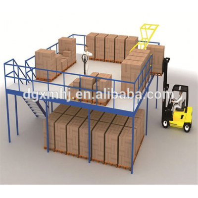 Warehouse Heavy Duty Pallet Rack Support Mezzanine Floor Racks